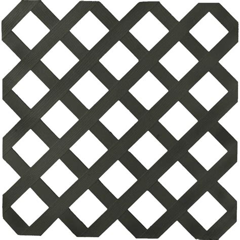 black vinyl lattice